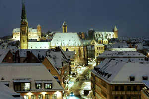 Nuremberg View Old Town